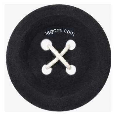Legami Eraser - Lg Button Eraser Black K065655 - 1