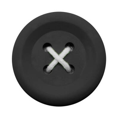 Legami Eraser - Lg Button Eraser Black K065655 - 2