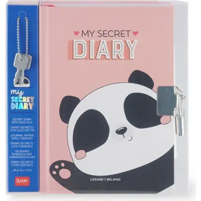 Legami Lockable Diary Panda Series K102849 - 1