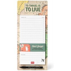 Legami Magnetic Notepad Map K094730 - 4