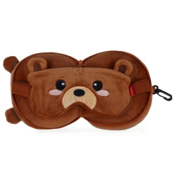 Legami Masked Travel Pillow Teddy Bear K109391 - 1
