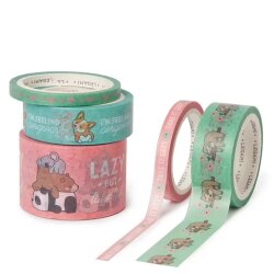 Legami Mini 5 Paper Tape Animals Set K096956 - Legami