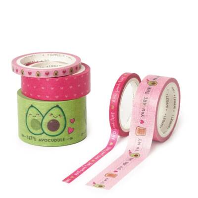 Legami Mini 5 Paper Tape Avocado Set K096955 - 2