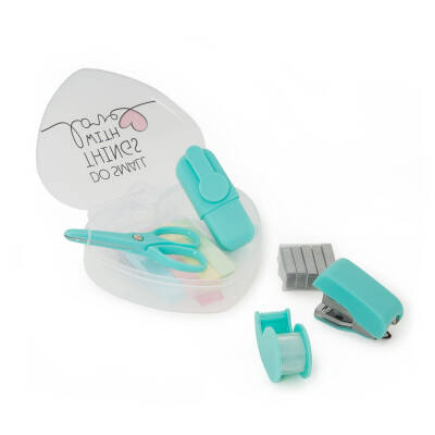 Legami Mini Heart Box Stationery Set, 6 Pieces - 2