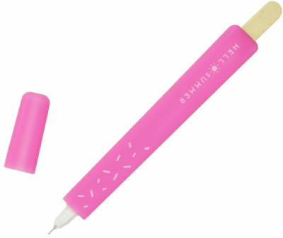 Legami Pen-Lg Pack Ice Cream Pink Pen Gel K086163 - 2