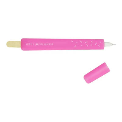 Legami Pen-Lg Pack Ice Cream Pink Pen Gel K086163 - 4