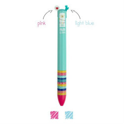 Legami Two-Color Ballpoint Pen Lama Aqua Pink K089377 - 5