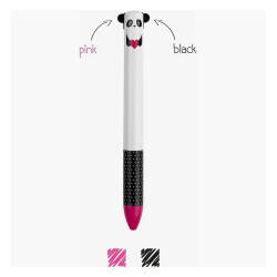 Legami Two-Color Ballpoint Pen Pink & Black Pan K089378 - 3