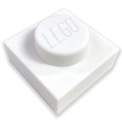 Lego 1x1 Plate Night Light - White - 2