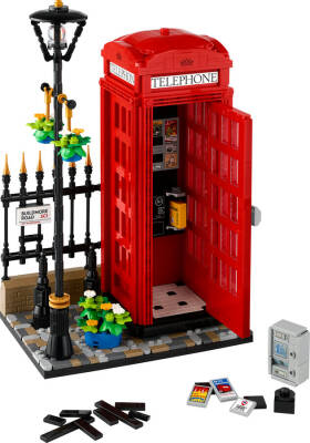 Lego 21347 Ideas Red London Telephone Booth - 3