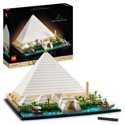 Lego Architecture Architectural Icons Collection: Great Pyramid Of Giza 21058 - Collectible For Adults - 1