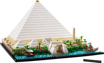 Lego Architecture Architectural Icons Collection: Great Pyramid Of Giza 21058 - Collectible For Adults - 2