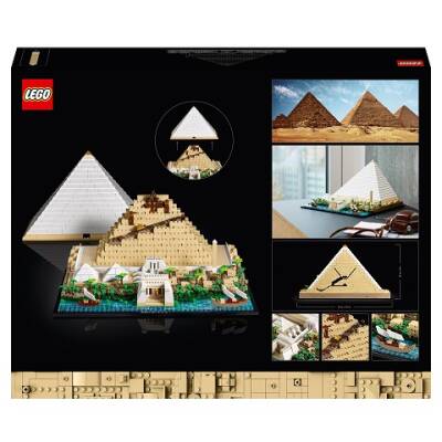 Lego Architecture Architectural Icons Collection: Great Pyramid Of Giza 21058 - Collectible For Adults - 3