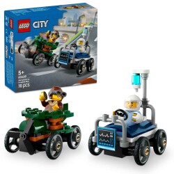 Lego City Airplane Vs. Hospital Bed Race Car Pack 60459 - 1