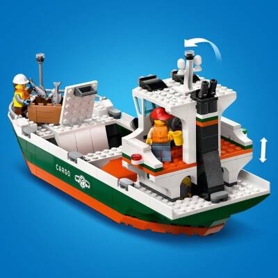 Lego City Cargo Ship Port Toy 60422 - 7