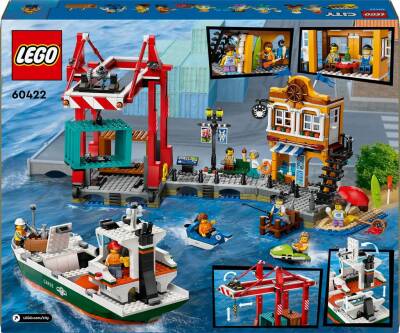 Lego City Cargo Ship Port Toy 60422 - 8