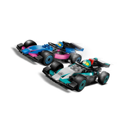 Lego City F1 Garage And Mercedes-Amg And Alpine 60444 - 4