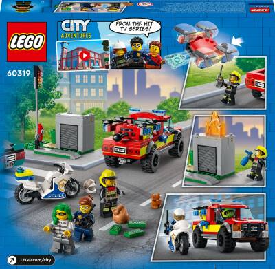 Lego City Fire Fire Rescue & Police Chase Lsc60319 - 3