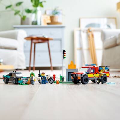 Lego City Fire Fire Rescue & Police Chase Lsc60319 - 7
