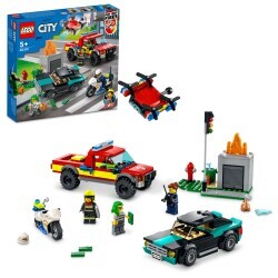 Lego City Fire Fire Rescue & Police Chase Lsc60319 - 6