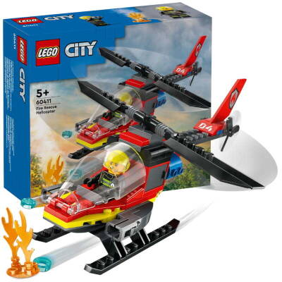 Lego City Firefire Rescue Helicopter60411 - 1