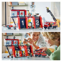 Lego City Firefire Station With Fire Truck60414 - 3
