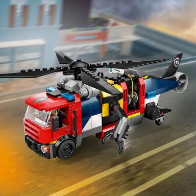 Lego City Helicopter, Fire Truck And Submarine Mix 60462 - 7