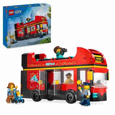 Lego City Red Double-Decker Tourist Bus Toy 60407 - 1