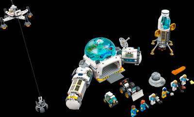 Lego City Space Lunar Research Base Lsc60350 - 2