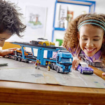 Lego City Sports Car Transport Truck 60408 - 5