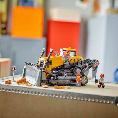 Lego City Yellow Bulldozer With Loader 60466 - 9