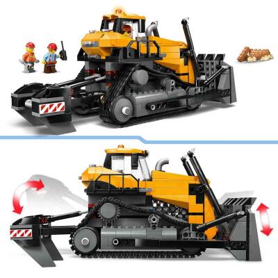 Lego City Yellow Bulldozer With Loader 60466 - 2
