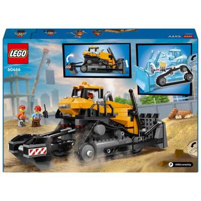 Lego City Yellow Bulldozer With Loader 60466 - 6