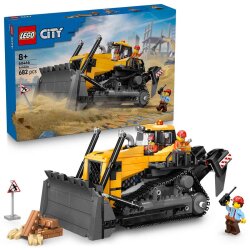 Lego City Yellow Bulldozer With Loader 60466 - 1