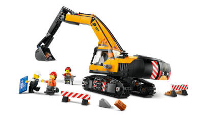 Lego City Yellow Construction Excavator Toy Digger 60420 - 4