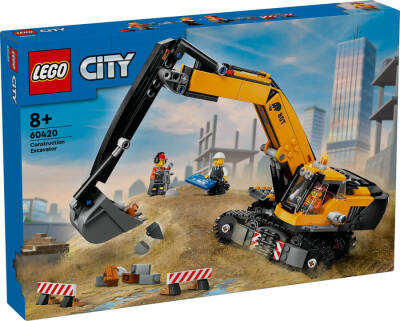 Lego City Yellow Construction Excavator Toy Digger 60420 - 6