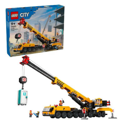 Lego City Yellow Mobile Construction Crane Toy Set 60409 - 1