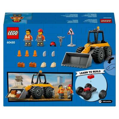 Lego City Yellow Wheeled Construction Loader 60450 - 4
