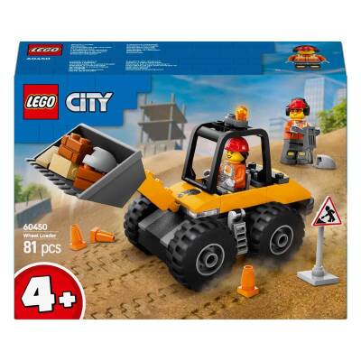 Lego City Yellow Wheeled Construction Loader 60450 - 3