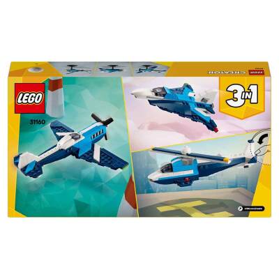 Lego Creator 3-In-1 Airplane: Racing Plane Vehicle Playset 31160 - 6