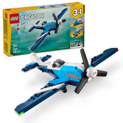 Lego Creator 3-In-1 Airplane: Racing Plane Vehicle Playset 31160 - 1
