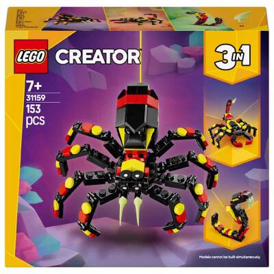 Lego Creator 3-In-1 Wild Animals: Amazing Spider Playset 31159 - 7