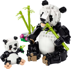 Lego Creator 3-In-1 Wild Animals: Panda Family Playset 31165 - 2