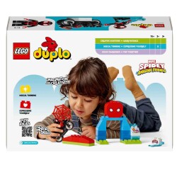 Lego Duplo Marvel Spin Motorcycle Adventure Set 10424 - 7