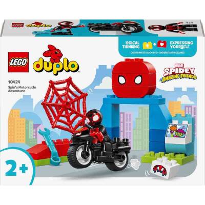 Lego Duplo Marvel Spin Motorcycle Adventure Set 10424 - 5