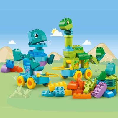 Lego Duplo Town 3-In-1 Wheeled Dinosaurs 10451 - 5