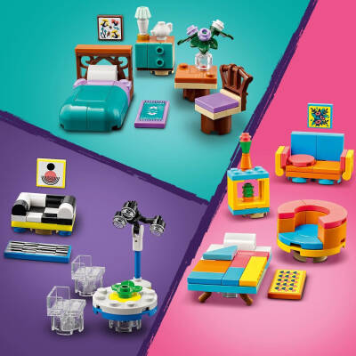 Lego Friends City Center Flower And Design Shops 41732 - 3