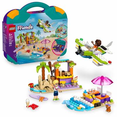 Lego Friends Creative Beach And Travel Suitcase Buildable Toy Set 42672 - 1