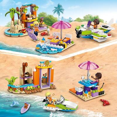 Lego Friends Creative Beach And Travel Suitcase Buildable Toy Set 42672 - 5