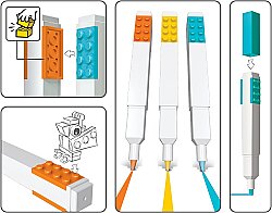 Lego Highlighter 3'lü Kalem Seti 51685 - 4